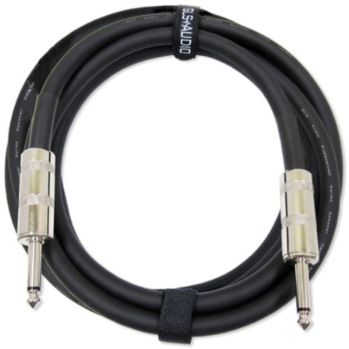 50 ft 1/4 to 1/4 Professional Speaker Cables Black 12 Gauge Wire Single GLS Audio 50 feet Speaker Cable 12AWG Patch Cords Pro 50 Phono 6.3mm Cord 12G 50 ft 1/4 to 1/4 Professional Speaker Cables Black 12 Gauge Wire Single GLS Audio 50 feet Speaker Cable 12AWG Patch Cords Pro 50 Phono 6.3mm Cord 12G